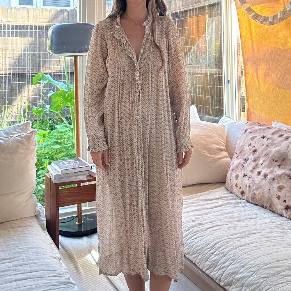 Doen, Stanton dress in Berry Bisou, XXS - Picture 2 of 14
